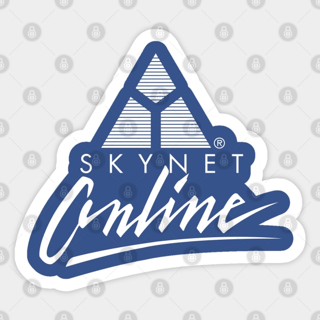 Skynet Online Sticker by eightballart